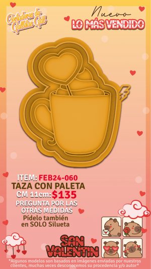 Taza con paleta
