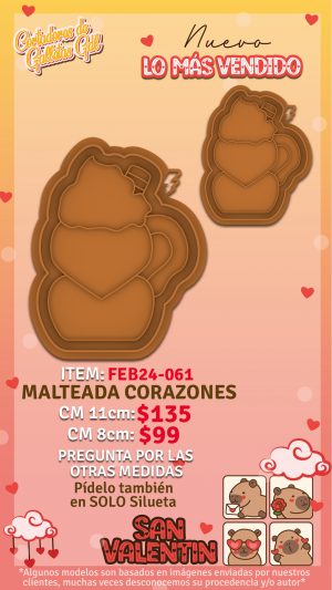 Malteada corazones