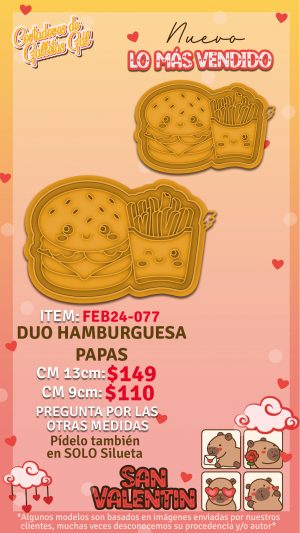 Dúo Hamburguesa-papas