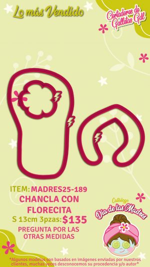 Chancla con florecita