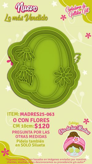 O con flores