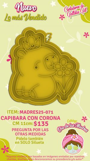 Capibara con corona