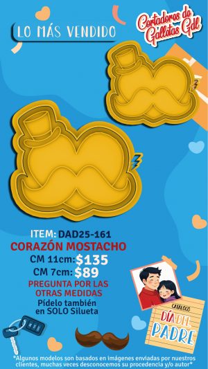 Corazón mostacho