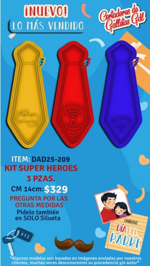 Kit super héroes