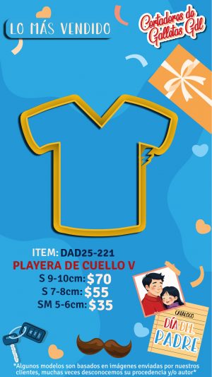 Playera cuello V