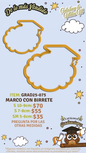 Marco con birrete