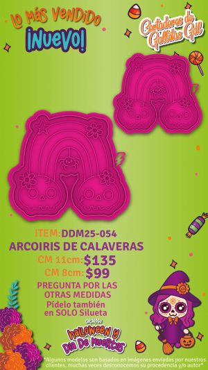 Arcoíris de calaveras
