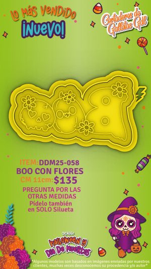 Boo con flores