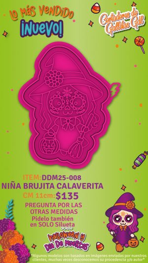 Niña brujita calaverita