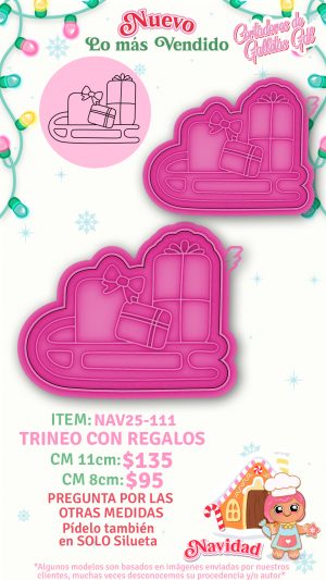 Trineo con regalos