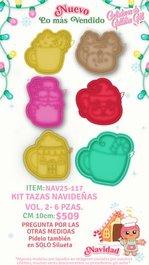 Kit tazas navideñas Vol. 2