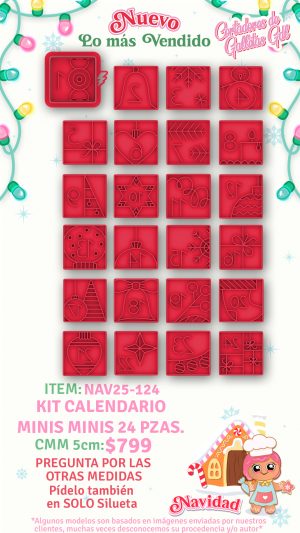 Kit calendario minis minis