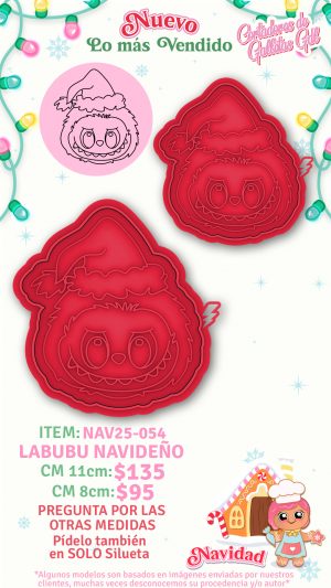 Labubu navideño