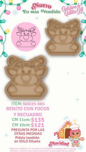 Renito con focos y recuadro