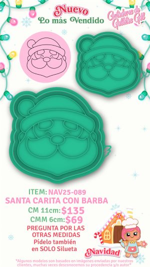 Santa carita con barba