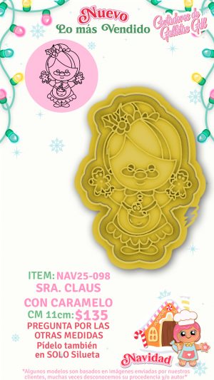 Sra. Claus con caramelo