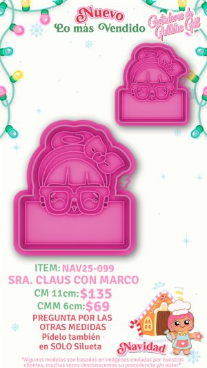 Sra. Claus con marco