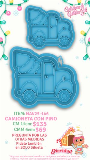 Camioneta con pino