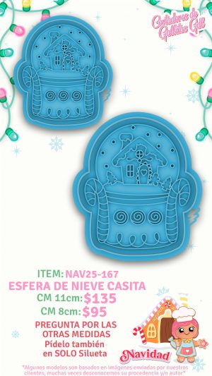 Esfera de nieve casita