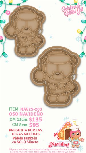 Oso navideño