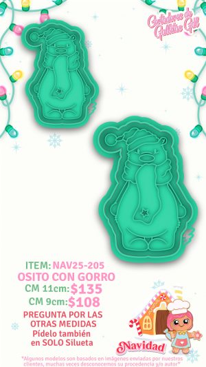 Osito con gorro