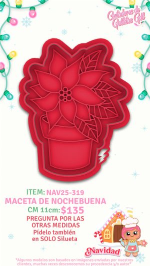 Maceta de nochebuena