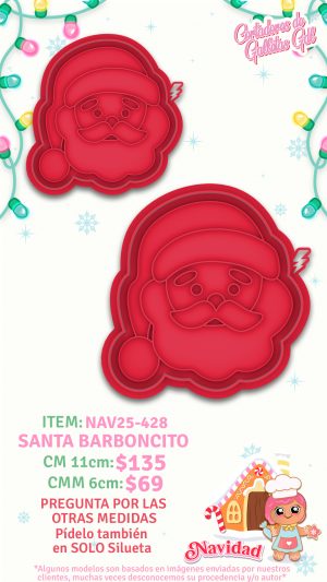 Santa barbonsito cara