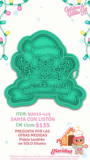 Santa con liston