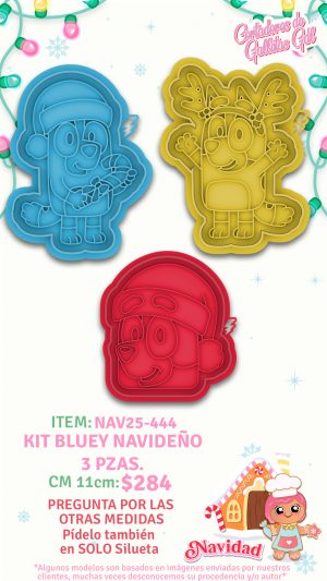 Kit Bluey navideño