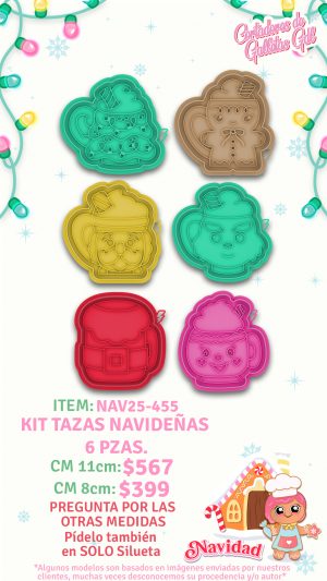 Kit tazas navideñas