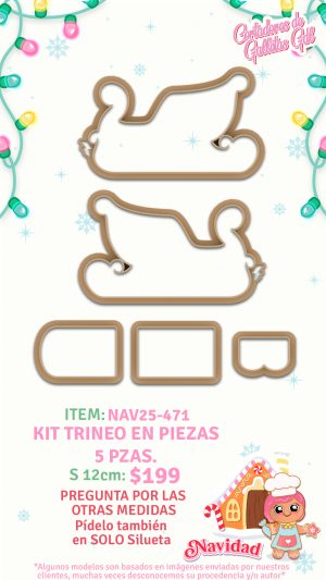 Kit Trineo en piezas