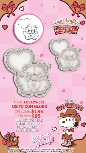 Osito con globo