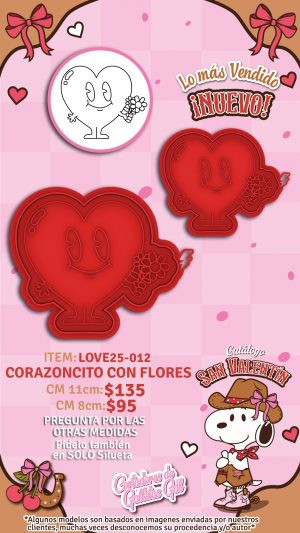 Corazoncito con flores