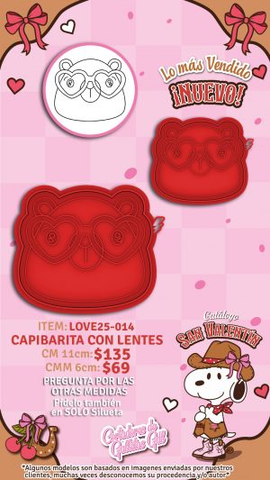 Capibarita con lentes