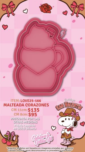 Malteada corazones