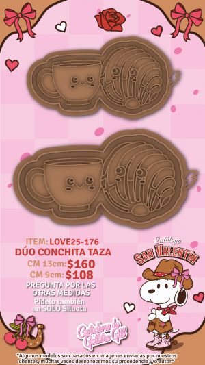 Dúo conchita-taza