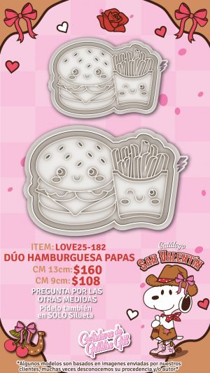 Dúo Hamburguesa-papas