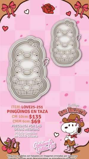 Pinguinos en taza