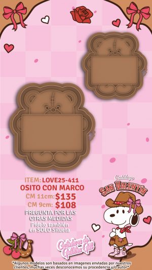 Osito con marco