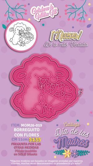 Borreguito con flores