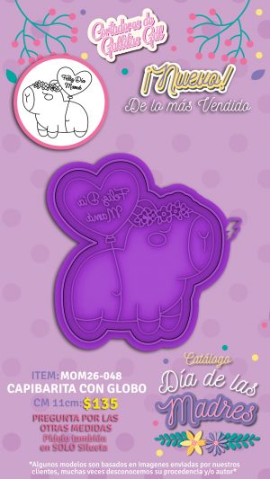 Capibarita con globo