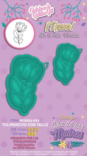 Tulipancito con tallo