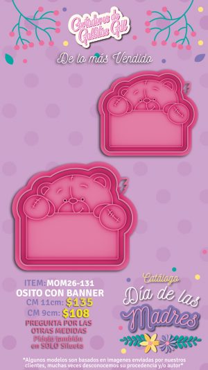 Osito con banner