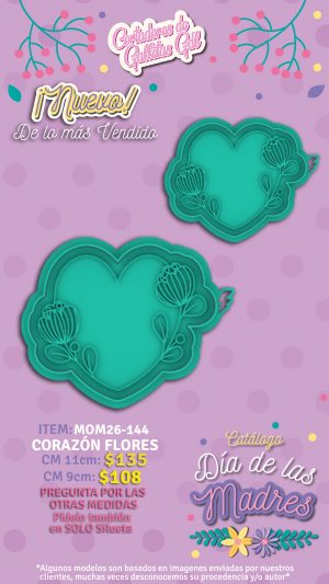 Corazon flores