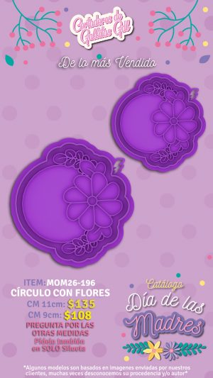 Circulo con flores