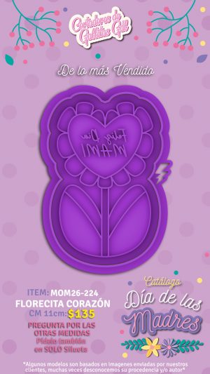 Florecita corazon