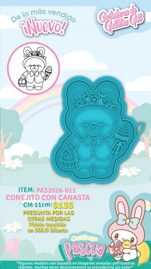 Conejito con canasta