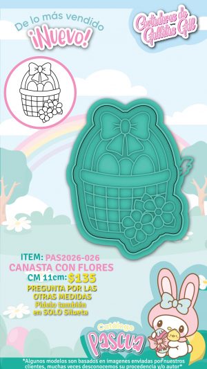 Canasta con flores