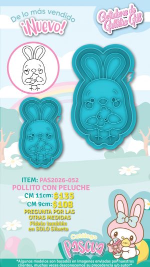 Pollito con peluche