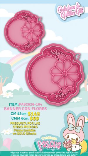Banner con flores